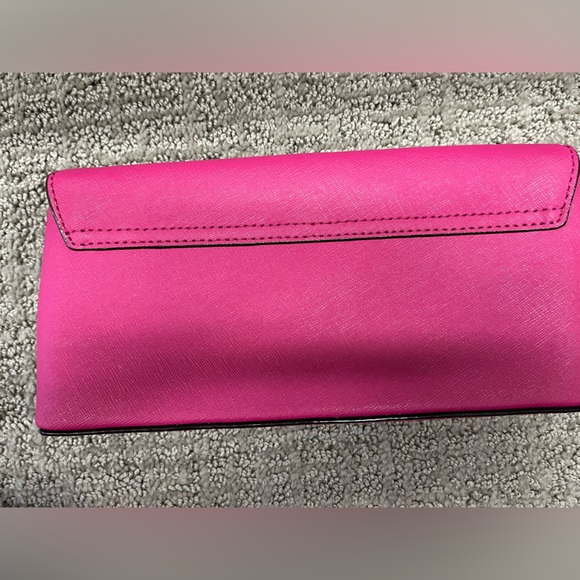 Kate Spade Pink Leather Saffiano Clutch - Picture 2 of 7